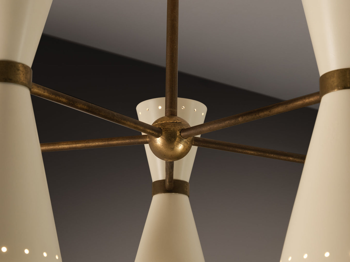 Italian Mid-Century Modern Chandelier