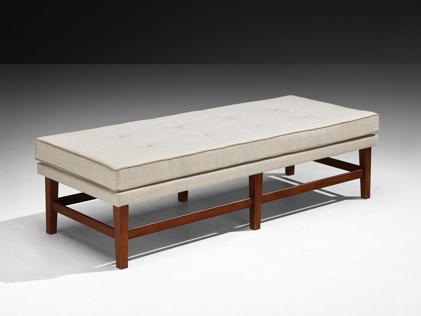 Mid-Century Modern Daybed in Mahogany
