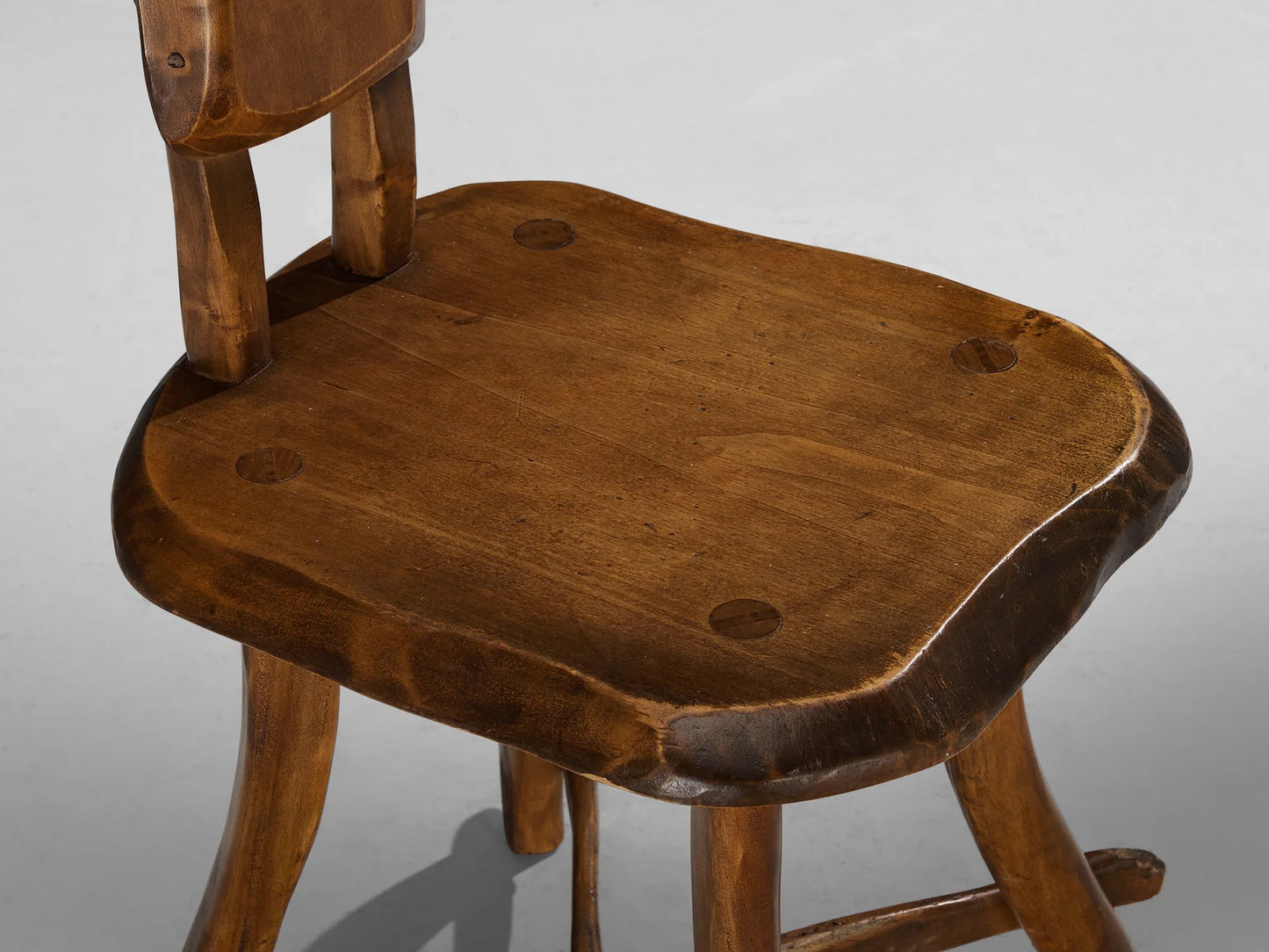 Organic Brutalist Chairs in Maple