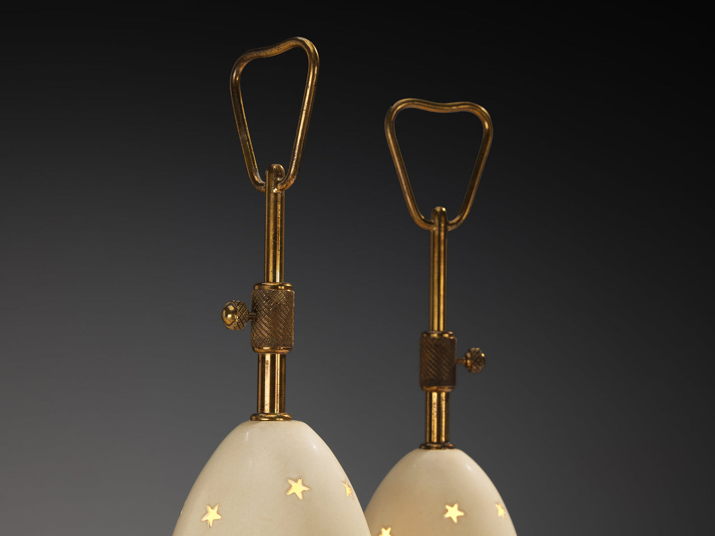 Angelo Lelii for Arredoluce 'Stellina' Table Lamps with Star Motifs