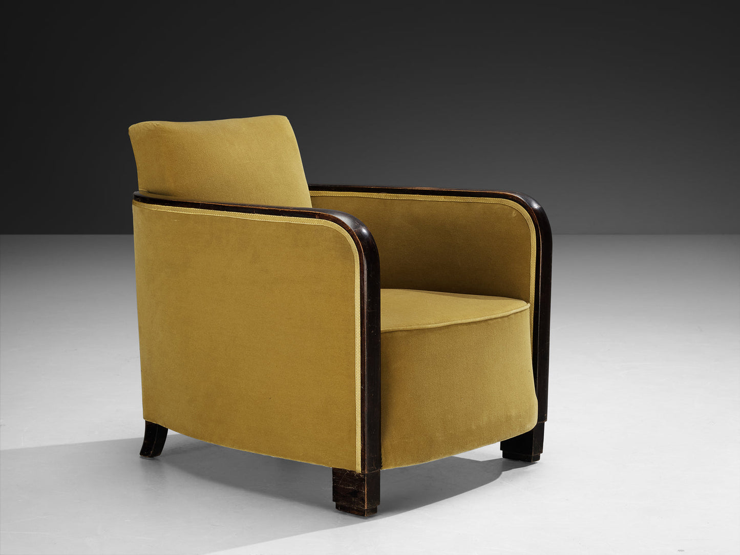 Rare Maison Soubrier Pair of Late 1920s Art Deco Armchairs