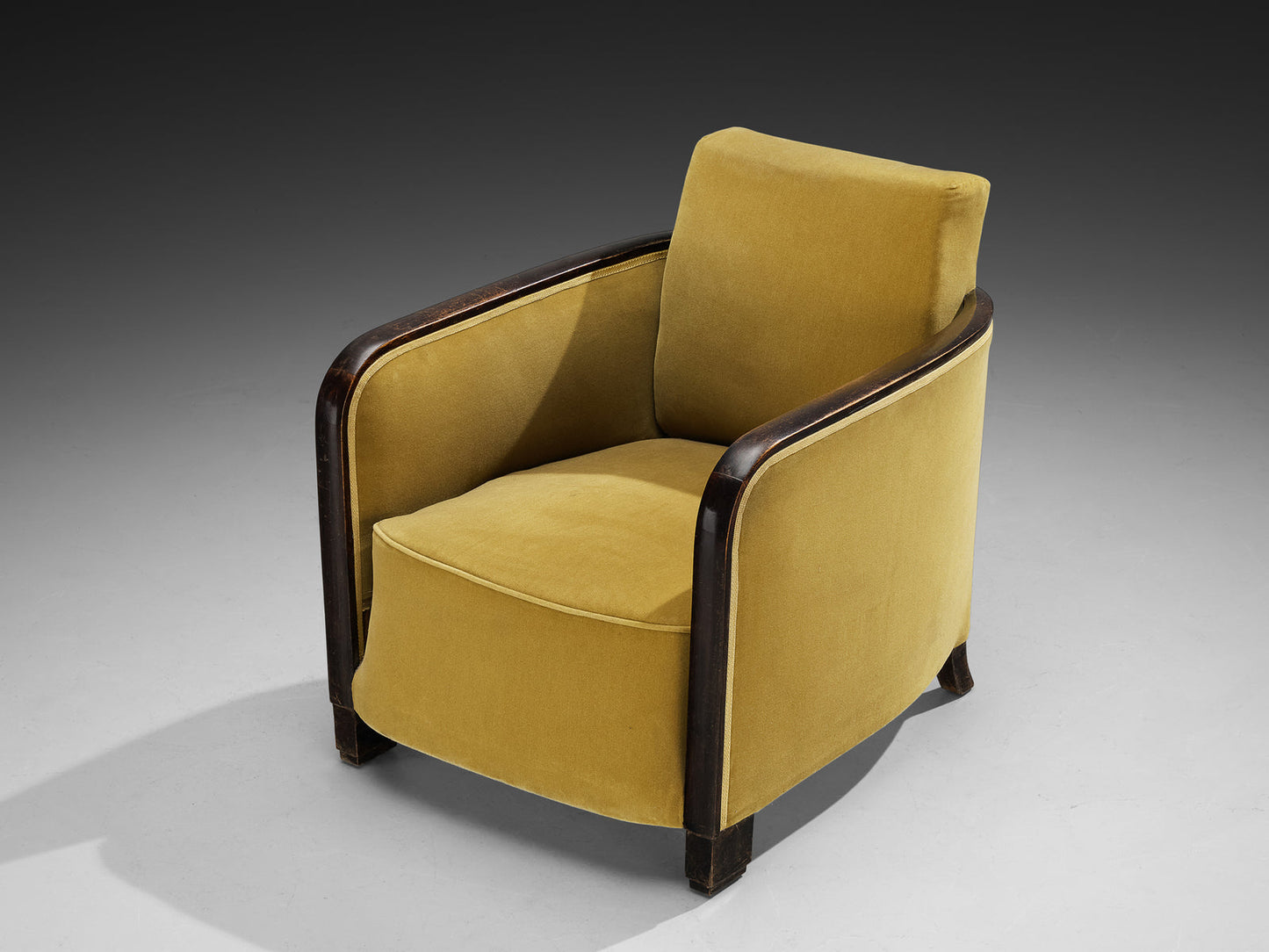 Rare Maison Soubrier Pair of Late 1920s Art Deco Armchairs