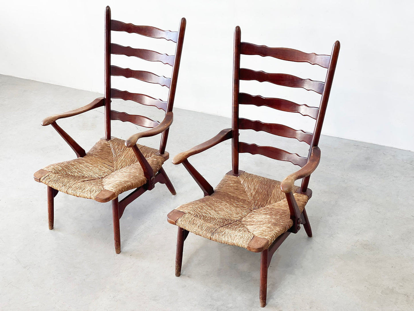 Rare set of Dester gelderland lounge chairs
