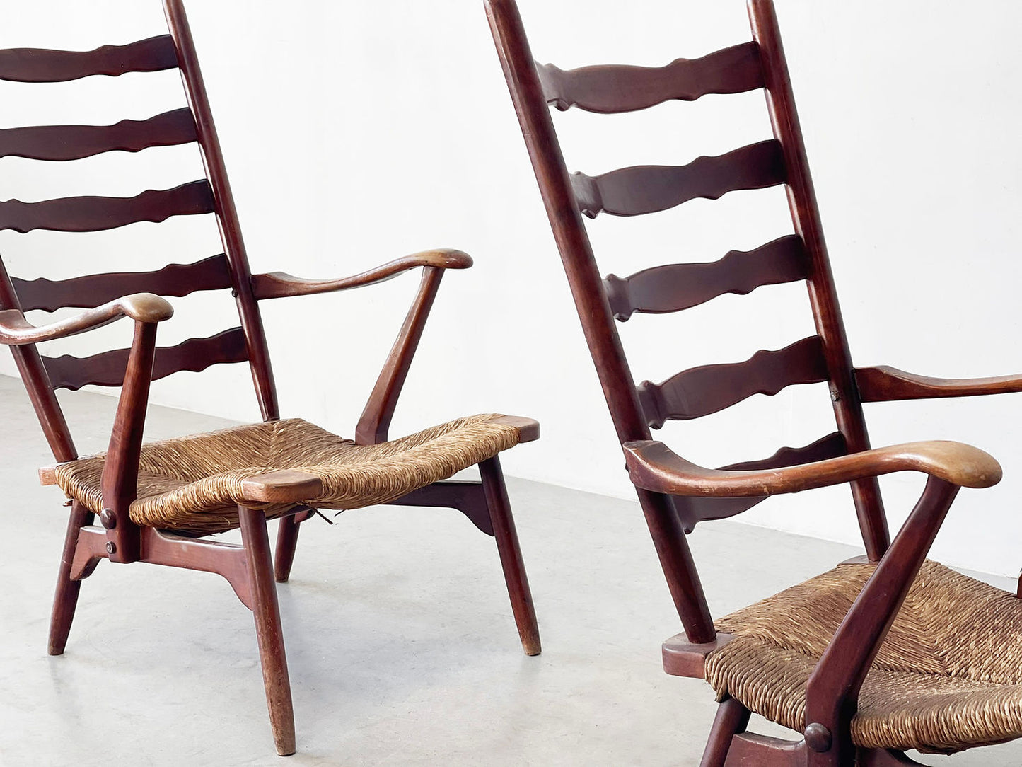 Rare set of Dester gelderland lounge chairs