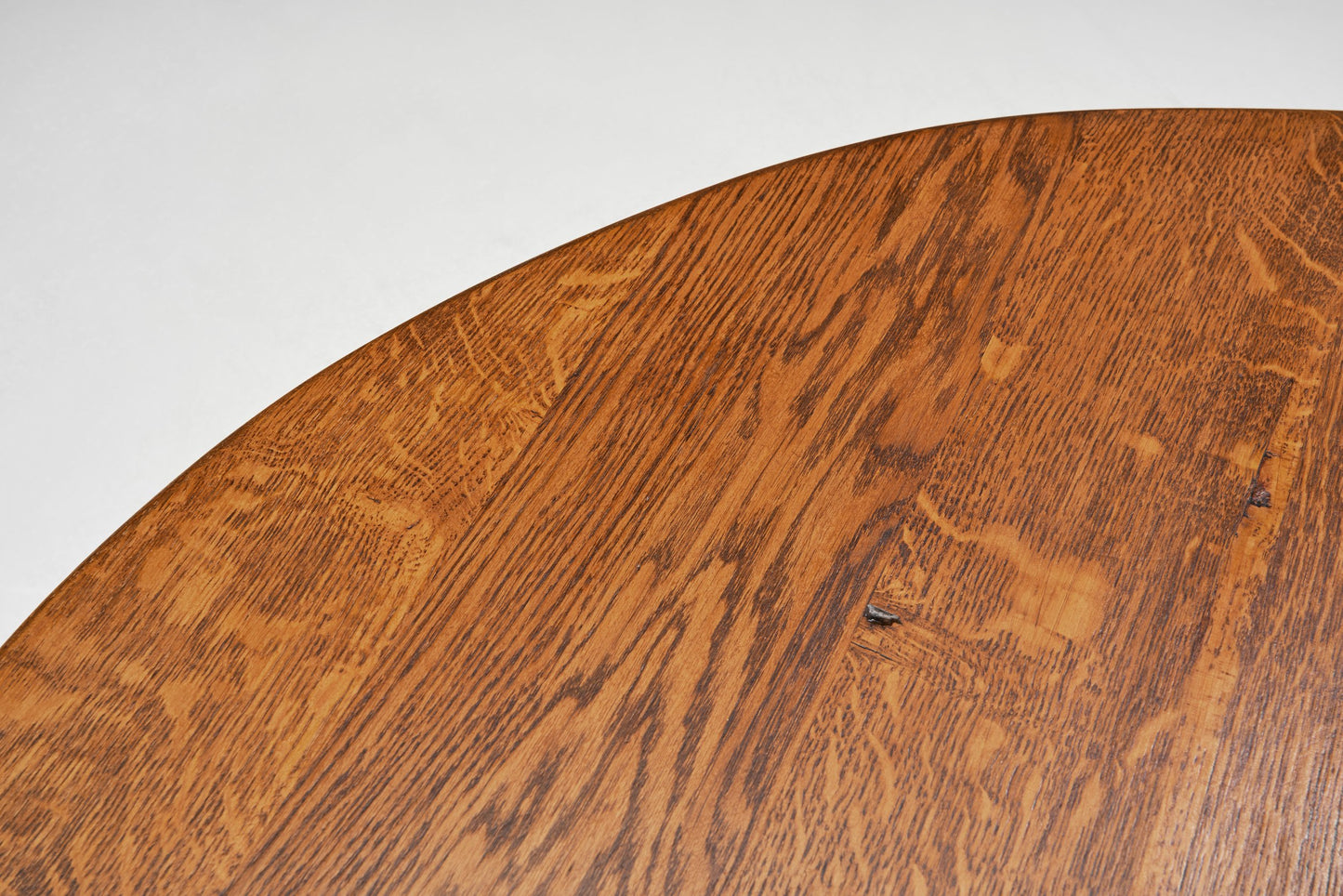 Brutalist Solid Oak Coffee Table, Europe ca 1960s