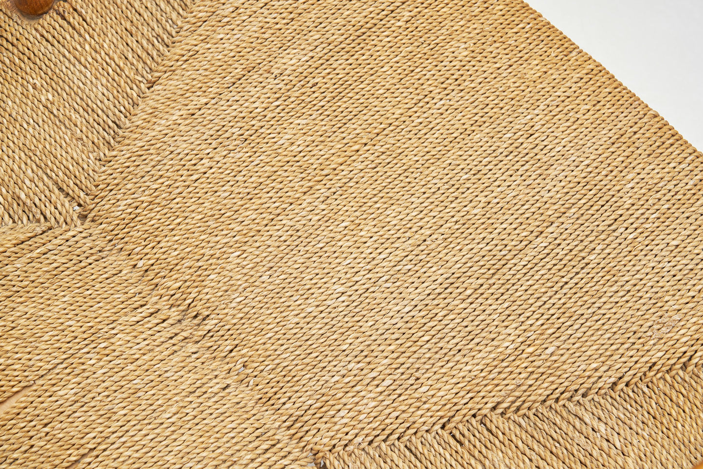 Teak Slatback Chairs with Woven Danish Cord Seats, Denmark ca 1960s
