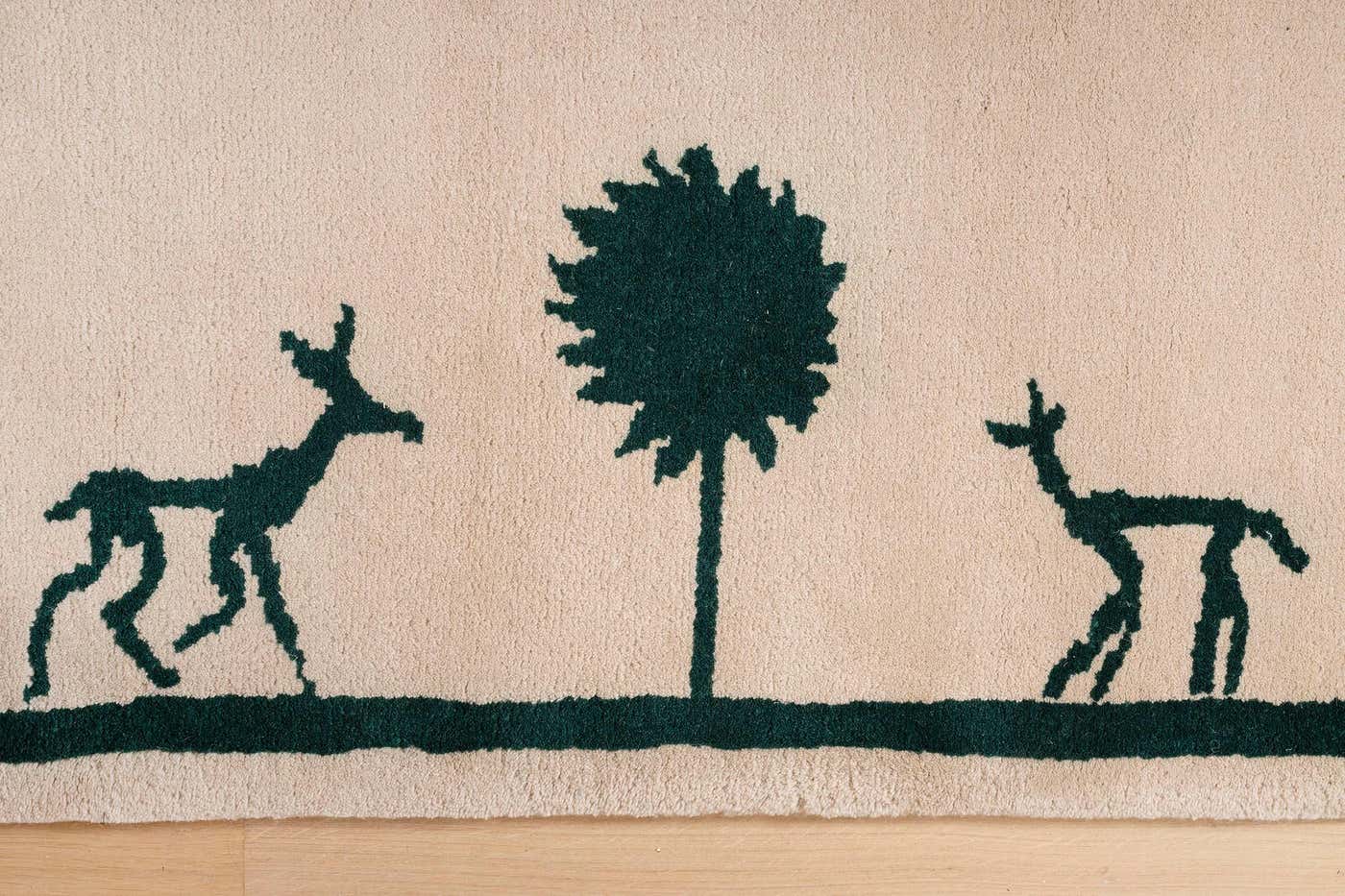 Diego GiacomettLa Promenade des Amis Rug