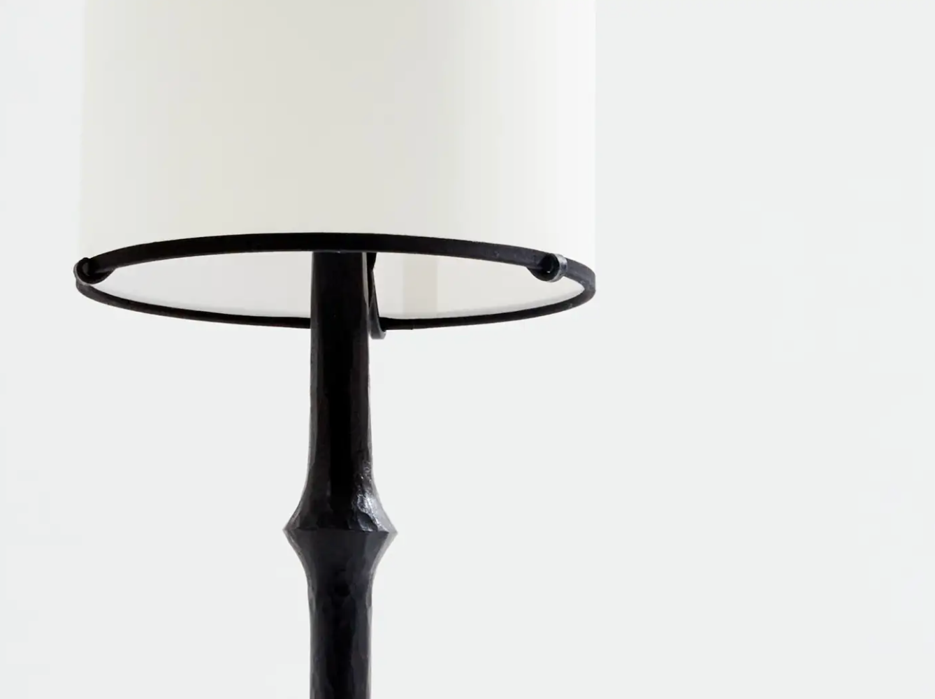 Wrought iron lamp by Francis Dewaele & Les Artisans de Marolles.