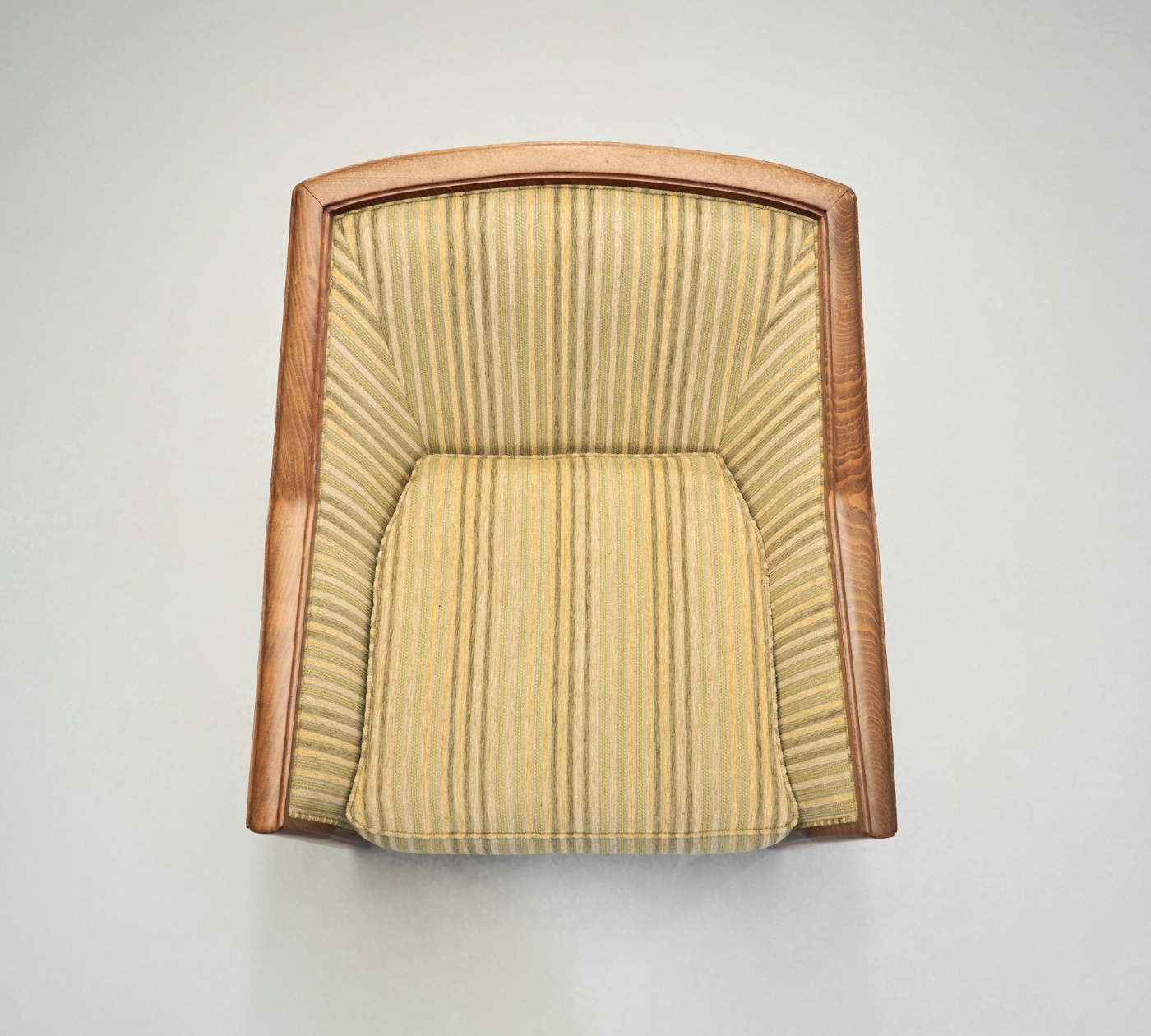 A Pair of Modernist Upholstered Armchairs by Burov, France Mid-20th century