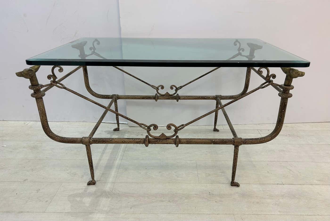 Diego, Giacometti, Style, Bronze and iron coffee table