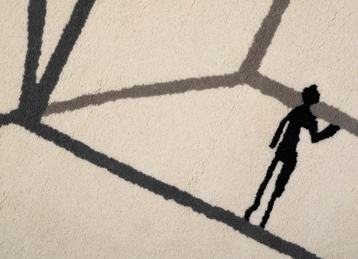 Diego Giacometti La Rencontre, Diego Giacometti, Design, Tapestry, Tapis 1984