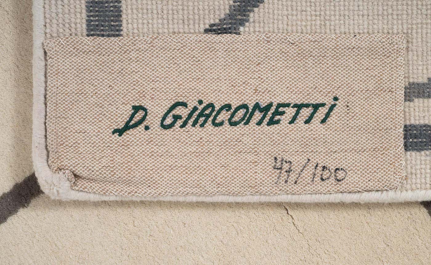 Diego Giacometti La Rencontre, Diego Giacometti, Design, Tapestry, Tapis 1984