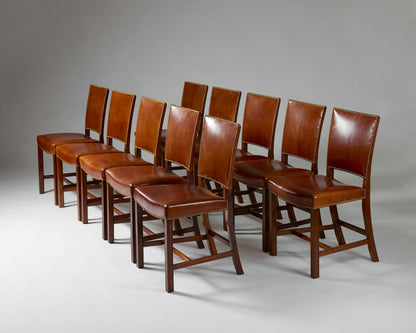 Set of ten 'Red Chair' dining chairs