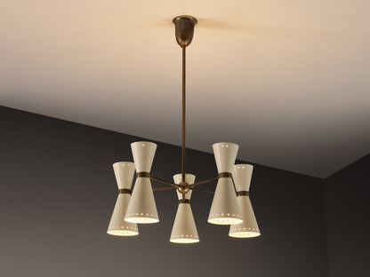 Italian Mid-Century Modern Chandelier