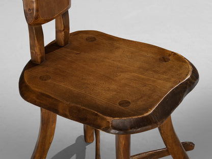 Organic Brutalist Chairs in Maple