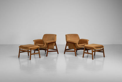 Gianfranco Frattini 849 chairs stools Cassina Italy 1956