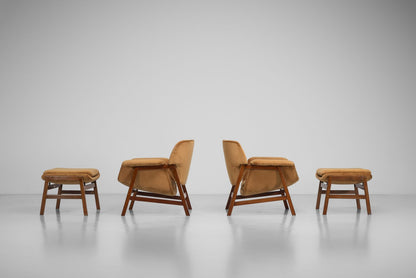 Gianfranco Frattini 849 chairs stools Cassina Italy 1956