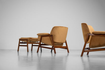 Gianfranco Frattini 849 chairs stools Cassina Italy 1956