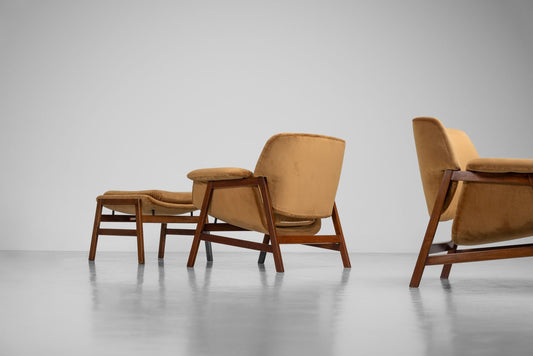 Gianfranco Frattini 849 chairs stools Cassina Italy 1956