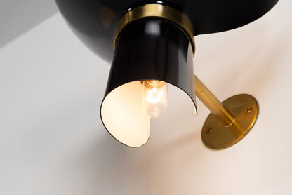 Stilnovo Diabolo wall lamps large Italy 1950