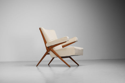 Franco Albini attributed lounge chair Fiorenza Italy 1940