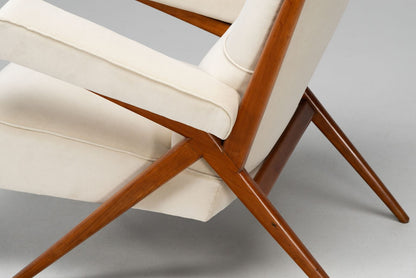 Franco Albini attributed lounge chair Fiorenza Italy 1940