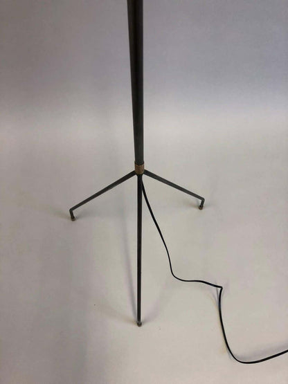 Pair of French Mid-Century Modern / Minimalist Iron Floor Lamps, Pierre Guariche