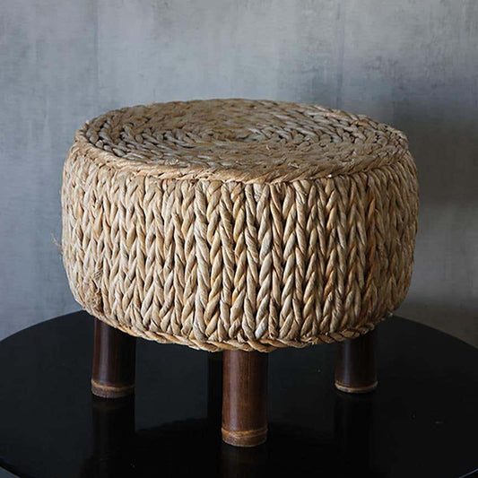 Braided Ottoman in the manners of Adrien Audoux & Frida Minet