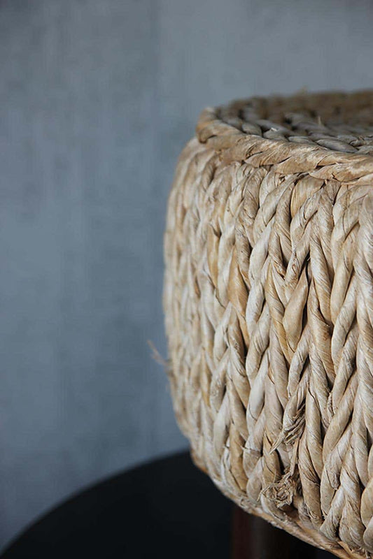 Braided Ottoman in the manners of Adrien Audoux & Frida Minet