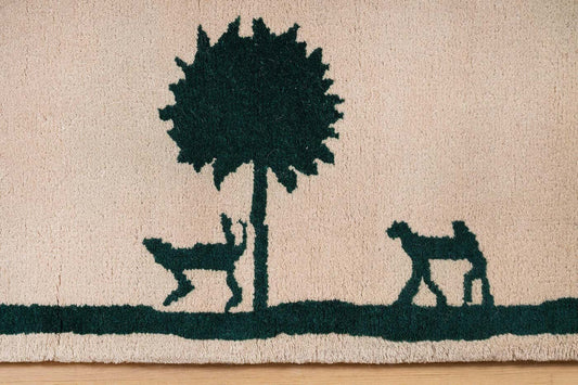Diego GiacomettLa Promenade des Amis Rug