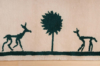 Diego GiacomettLa Promenade des Amis Rug