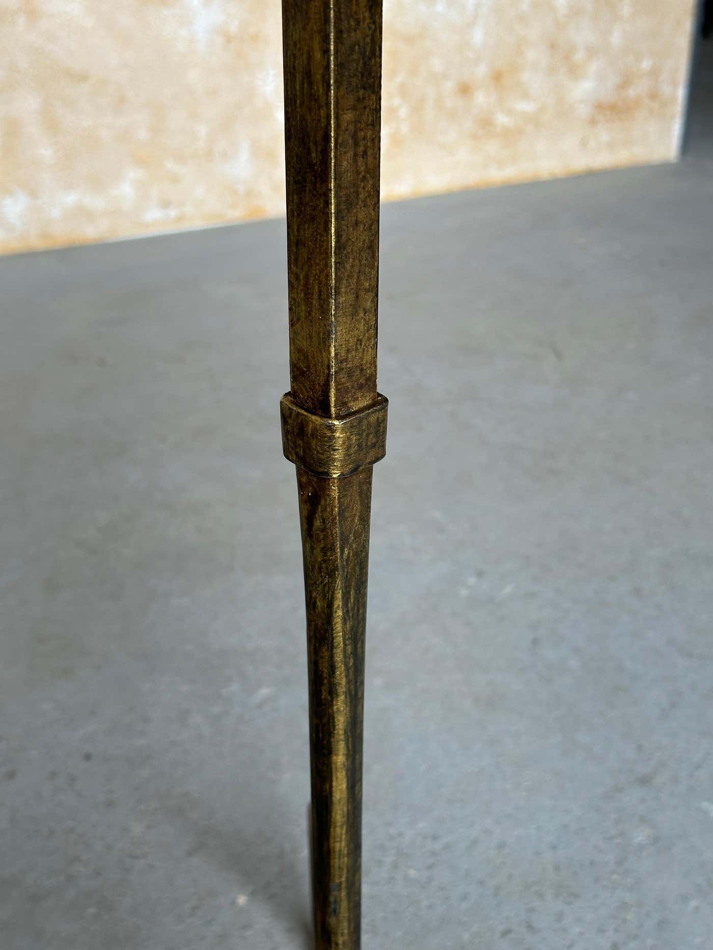 Spanish Iron Drinks Table on an Arched Tripod Base