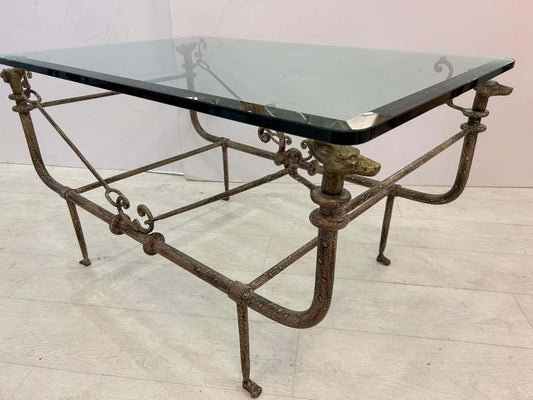 Diego, Giacometti, Style, Bronze and iron coffee table