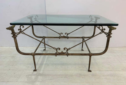 Diego, Giacometti, Style, Bronze and iron coffee table