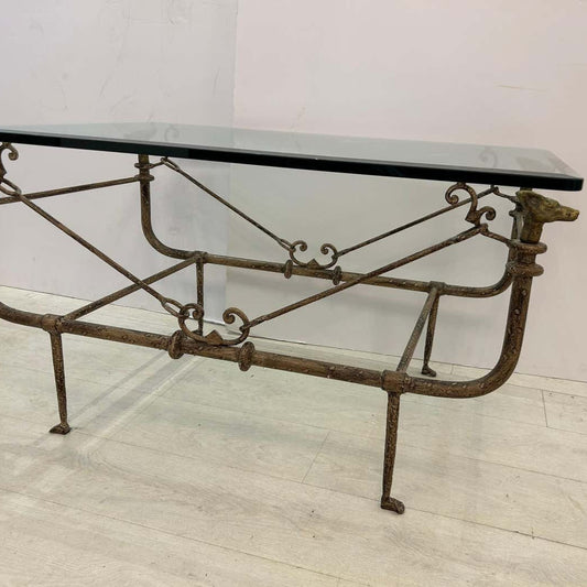 Diego, Giacometti, Style, Bronze and iron coffee table
