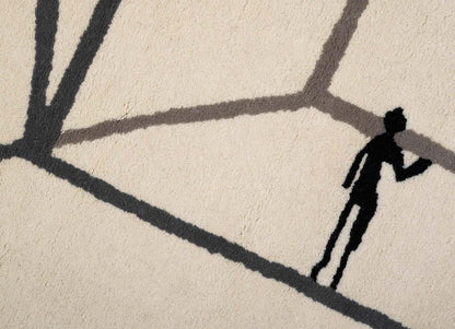 Diego Giacometti La Rencontre, Diego Giacometti, Design, Tapestry, Tapis 1984